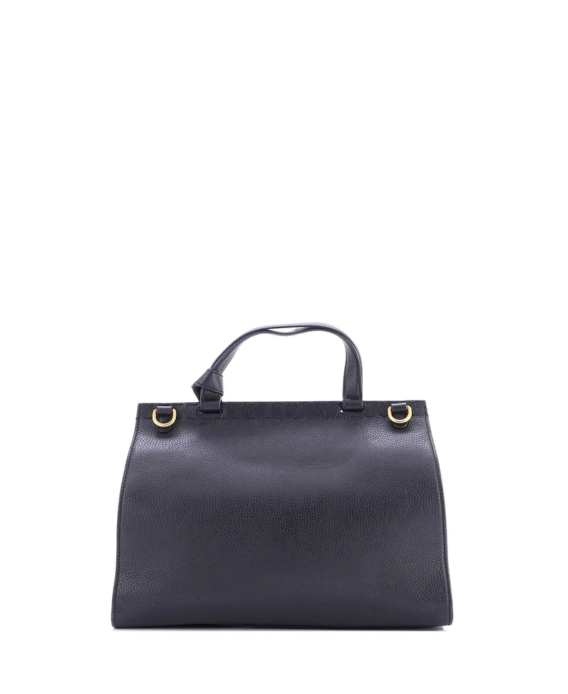 Pre-Owned Gucci Small Gg Marmont Top Handle Bag Leather