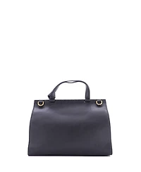 Pre-Owned Gucci Small Gg Marmont Top Handle Bag Leather