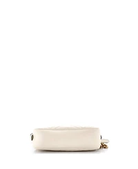 Pre-Owned Gucci Small Gg Marmont Monochrome Shoulder Bag Matelasse Leather