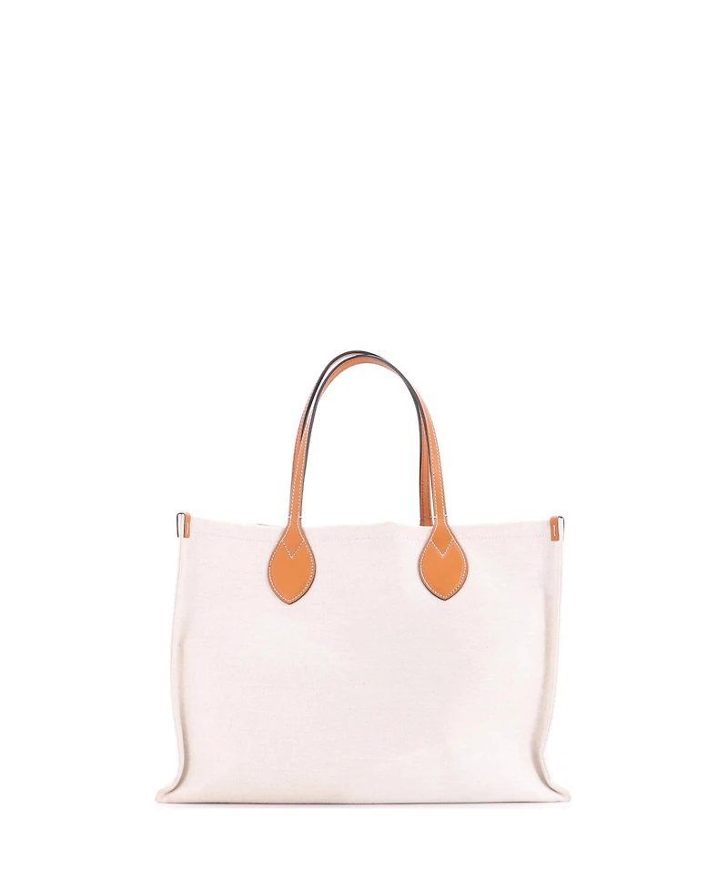 Pre-Owned Gucci Medium Logo Shopper Tote Printed Canvas