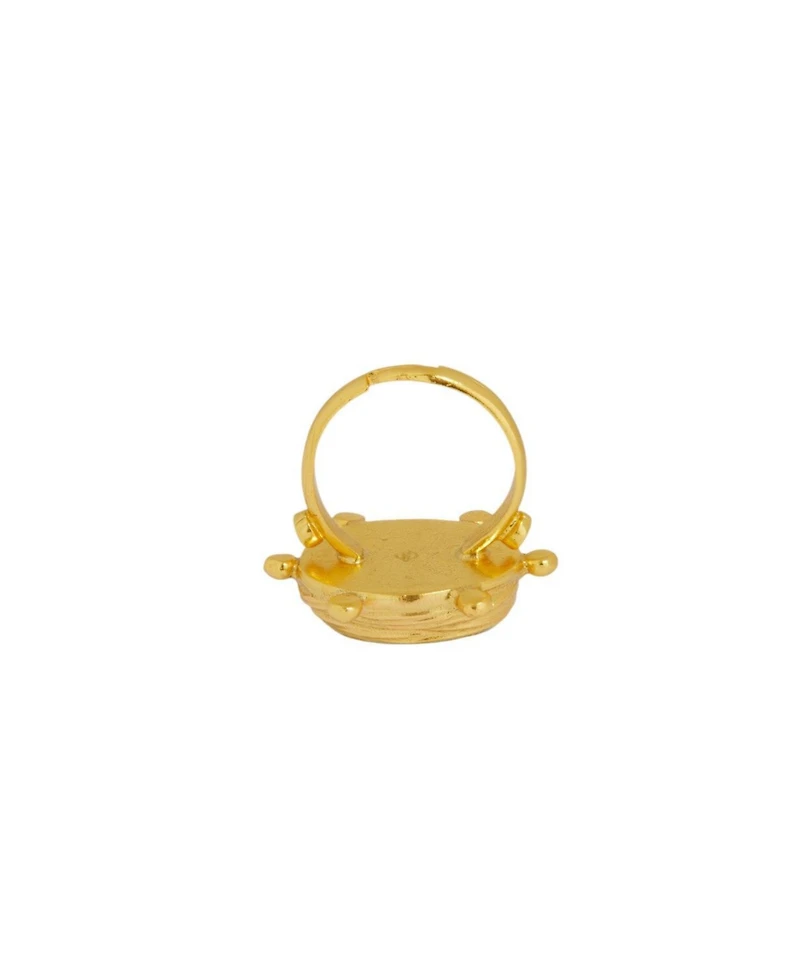 Ottoman Hands Zand Turquoise Cocktail Ring