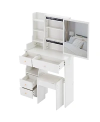 Rainsken Makeup Vanity Desk Set