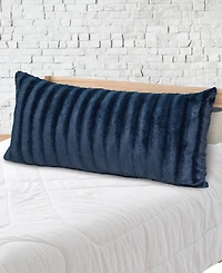 Cheer Collection Textured Long Decorative Pillow, 18" x 40"