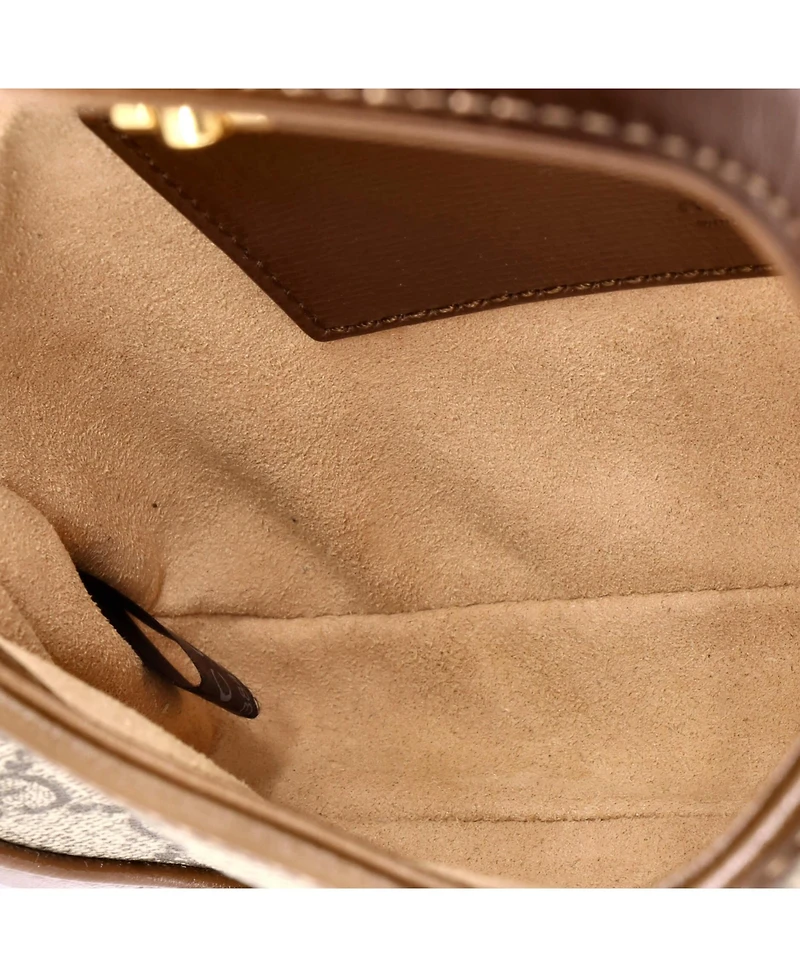 Pre-Owned Gucci Mini Jackie 1961 Hobo Gg Coated Canvas