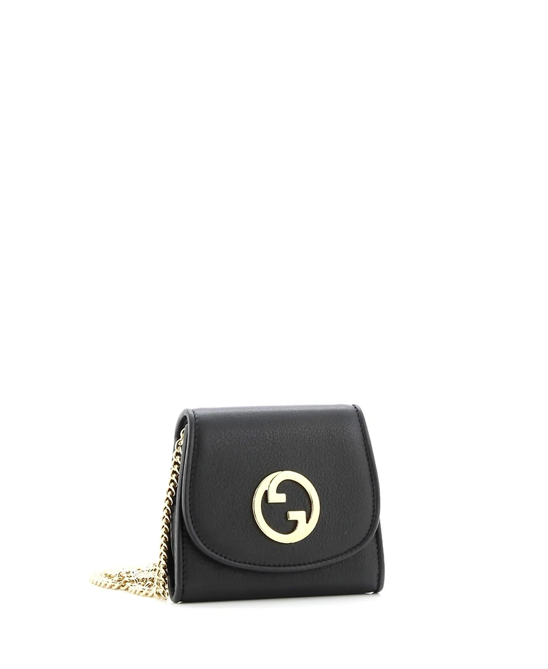 Pre-Owned Gucci Medium Blondie Nm Wallet on Chain Leather