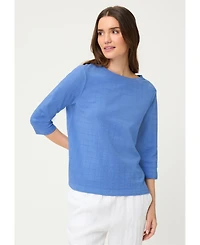Olsen Women's Rib Knit T-Shirt