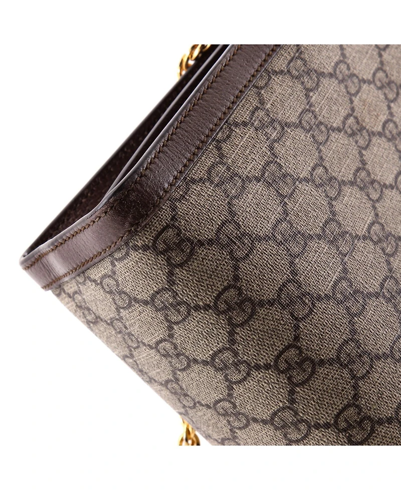 Pre-Owned Gucci Medium Ophidia Chain Shoulder Bag Gg Coated Canvas