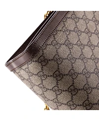 Pre-Owned Gucci Medium Ophidia Chain Shoulder Bag Gg Coated Canvas