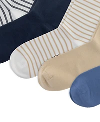 Lauren Ralph Lauren Women's Script Roll-Top Socks, 6-Pack