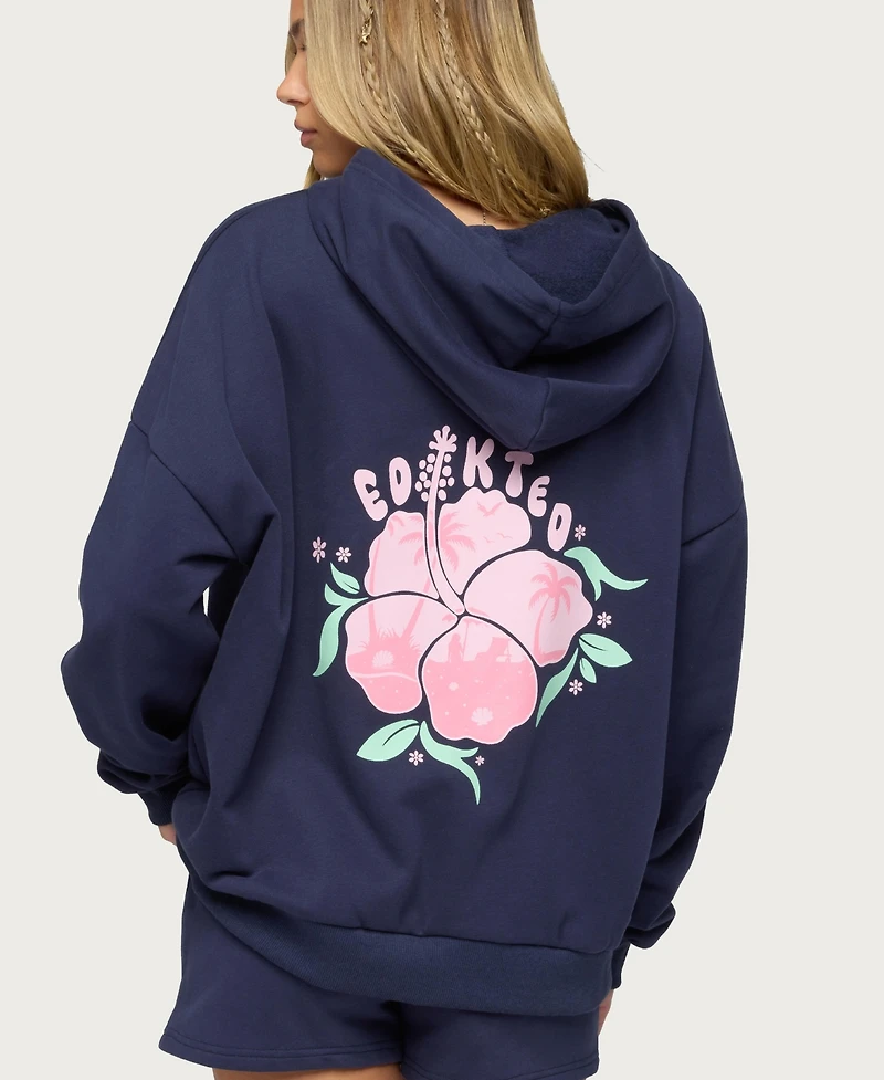Edikted Women's Beach Bloom Hoodie