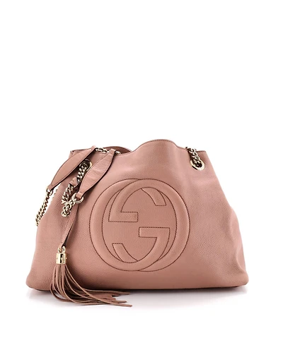 Pre-Owned Gucci Medium Soho Chain Strap Shoulder Bag Leather