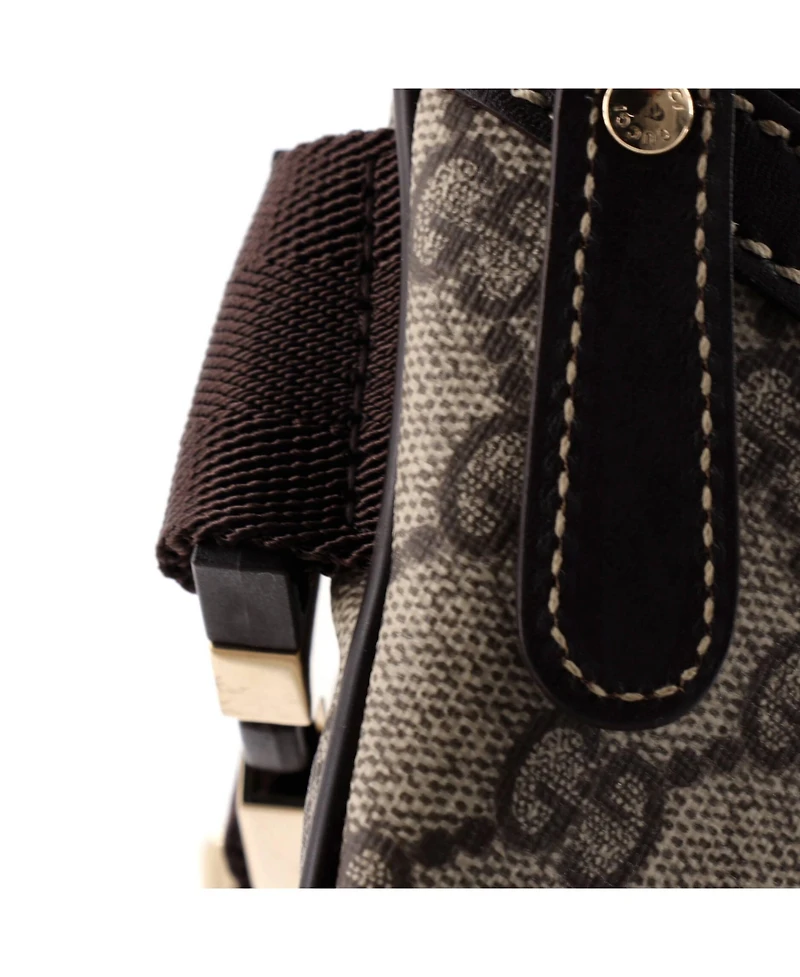 Pre-Owned Gucci Small Belt Bag Gg Coated Canvas with Leather