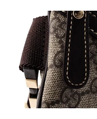 Pre-Owned Gucci Small Belt Bag Gg Coated Canvas with Leather