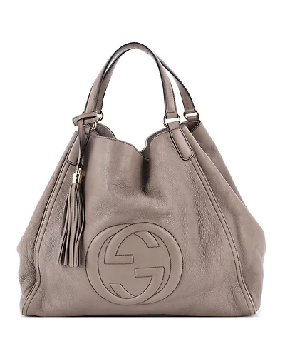 Pre-Owned Gucci Large Soho Shoulder Bag Leather