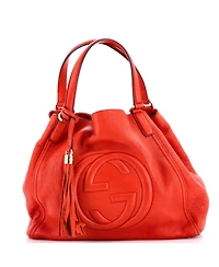 Pre-Owned Gucci Medium Soho Shoulder Bag Leather