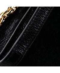 Pre-Owned Gucci Small Ophidia Chain Shoulder Bag Suede