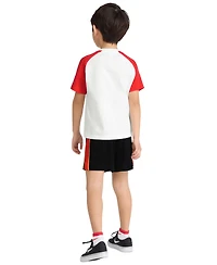 Nike Boys' 4-7 Victory Lap Crewneck T-Shirt and Mesh Shorts, 2-Piece Set