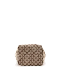 Pre-Owned Gucci Small Reversible Totissima Shopping Tote Leather and Gg Canvas