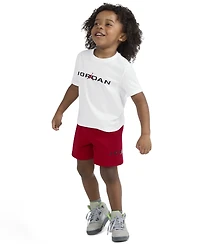 Jordan Boys' Toddler 2T-4T T-Shirt and Shorts, 2-Piece Set