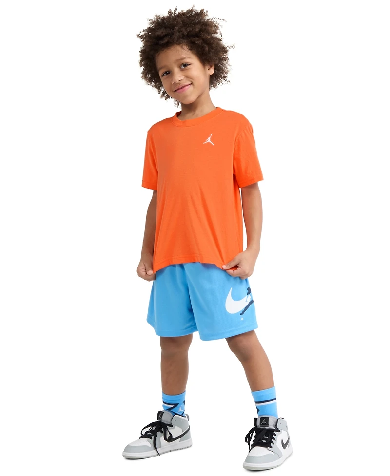 Jordan Boys 2T-7 Jumpman Air Embroidered Short Sleeve T-Shirt