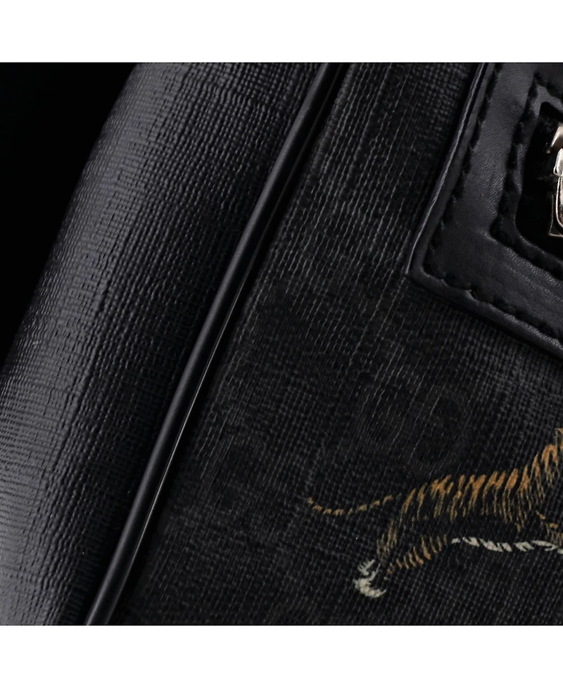 Pre-Owned Gucci Small Soft Zip Belt Bag Printed Gg Coated Canvas