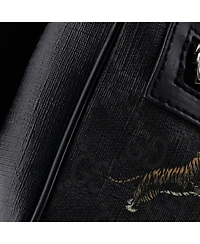 Pre-Owned Gucci Small Soft Zip Belt Bag Printed Gg Coated Canvas