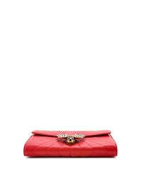 Pre-Owned Gucci Queen Margaret Clutch Colorblock Leather