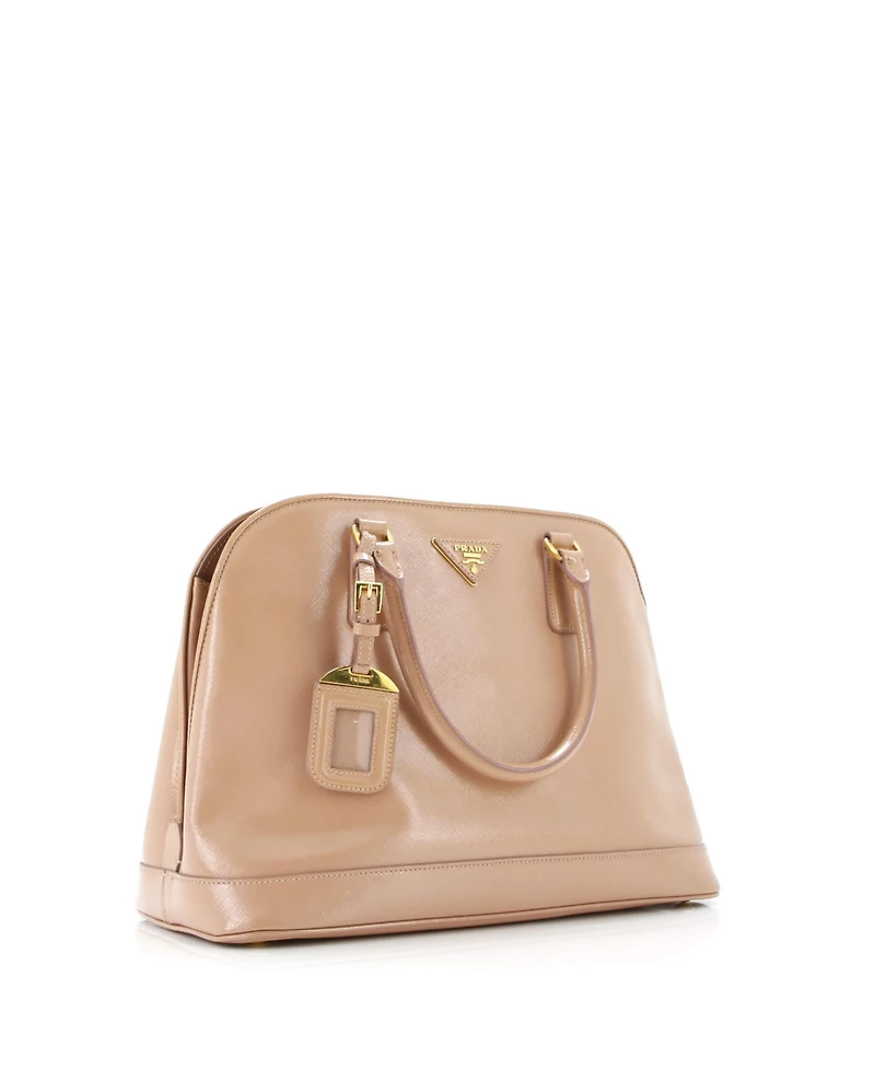 Pre-Owned Prada Large Open Promenade Bag Vernice Saffiano Leather