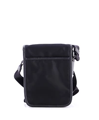 Pre-Owned Prada Logo Buckle Messenger Bag Nylon