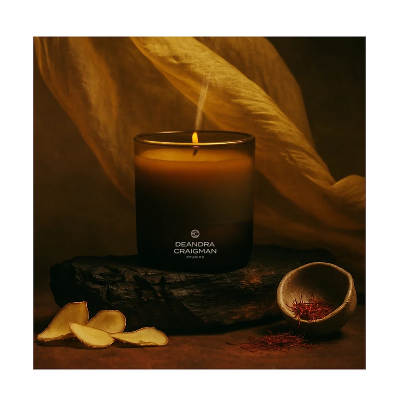 DeAndra Craigman Studios Spiced Candle & Playlist