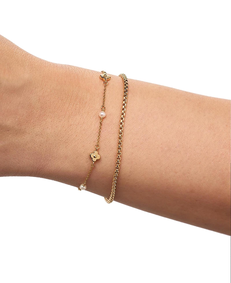 Ana Luisa Freshwater Pearl Hannah Flower Bracelet