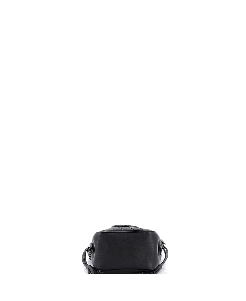 Pre-Owned Gucci Mini Blondie Nm Bucket Bag Diagonal Quilted Leather