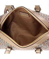 Pre-Owned Gucci Small Convertible Duffle Bag Gg Shadow Coated Canvas