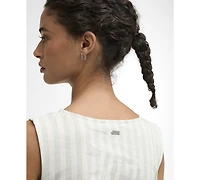 Barbour Women's Inez Striped Midi Dress