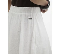 Barbour Women's Melody Broderie Anglaise Midi Skirt