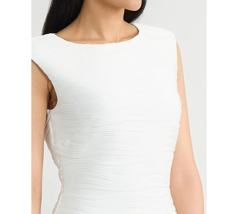 Kasper Women's Wave Knit Sheath Dress