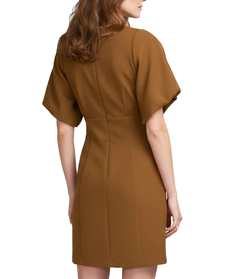 Elle Collection Women's Balloon Sleeve Dress