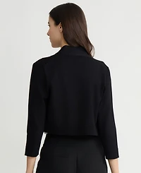 Kasper Women's Cropped Kissing Front Shrug
