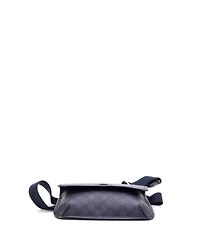 Pre-Owned Gucci Flap Belt Bag Gg Coated Canvas with Leather