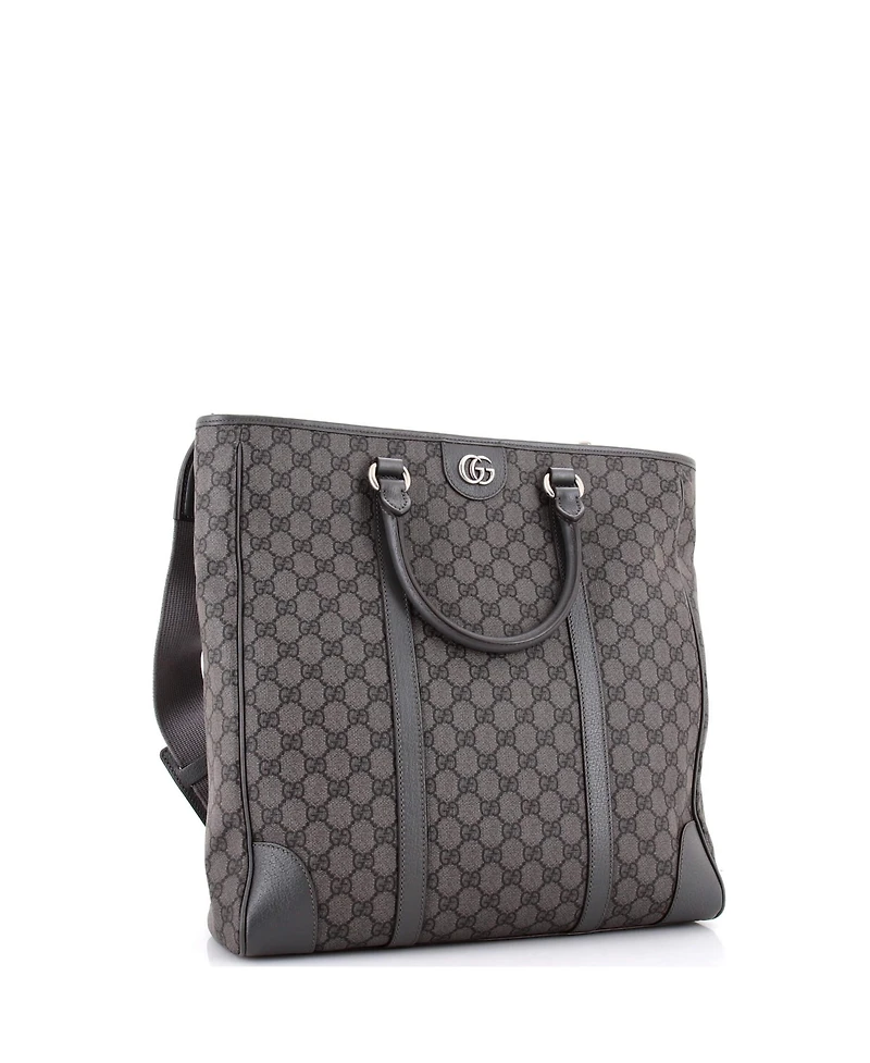Pre-Owned Gucci Medium Ophidia Convertible Tote Gg Coated Canvas