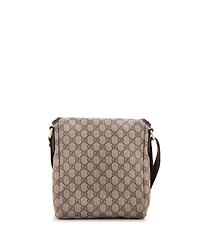 Pre-Owned Gucci Small Flap Messenger Gg Coated Canvas
