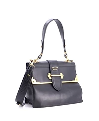 Pre-Owned Prada Medium Cahier Convertible Shoulder Bag City Calf and Saffiano