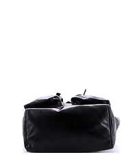 Pre-Owned Prada Tall Triple Front Pocket Tote Leather