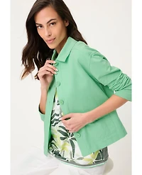 Olsen Women's Mixed Media Jacket