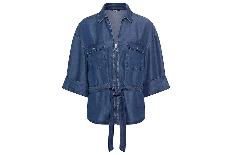Olsen Women's Soft Denim-Look Jacket