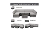 Aecojoy 7 Piece Outdoor Patio Furniture Set