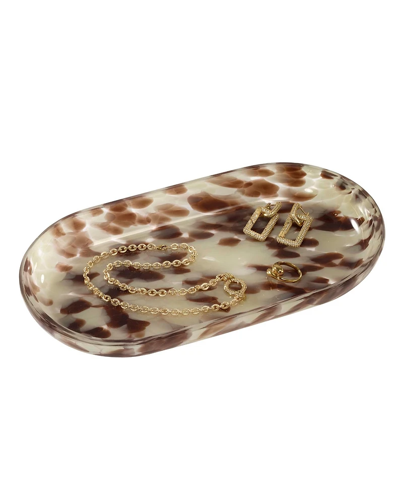 Nicole Miller Safari 5.5" Decorative Vanity Tray
