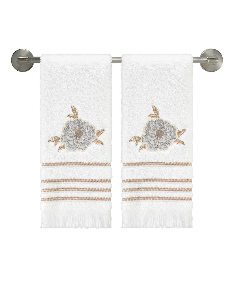 Nicole Miller Camille 2-Pack Cotton Hand Towel Set