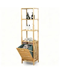 Yigii Tilt Out Laundry Hamper Storage Shelves Removable Basket