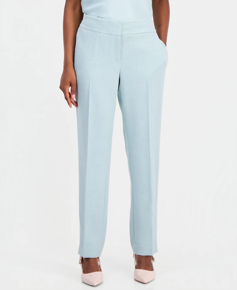 Kasper Women's High Rise Straight-Leg Pants, Regular & Petite